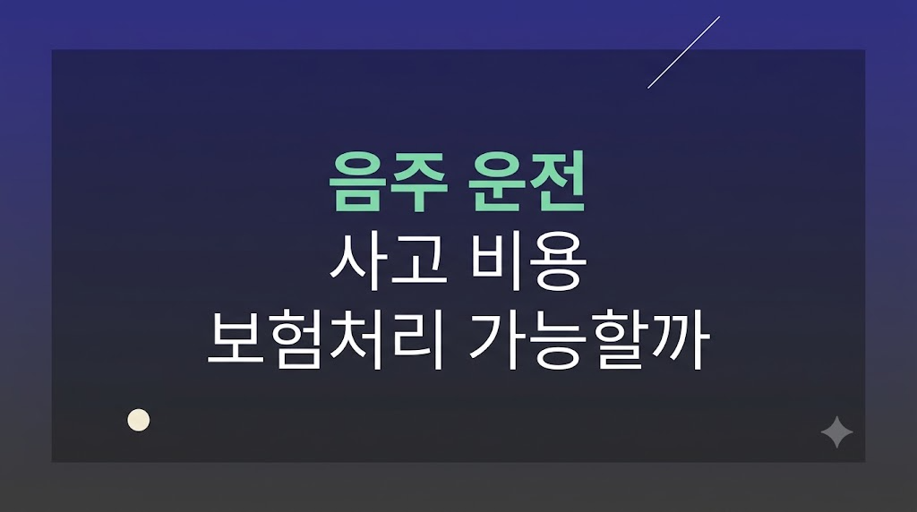 주차 접촉사고 현금처리 증거 검토 장면
